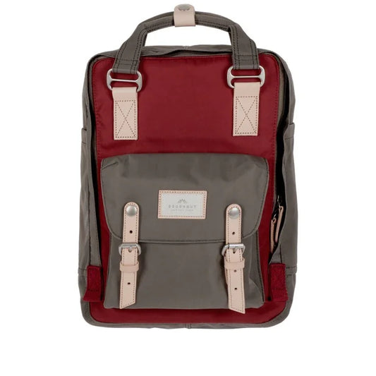 Doughnut Macaroon Bicolor Backpack – Wine Grey (D010-9706-F) | 16L Water-Resistant Rucksack - Jaiman Toys