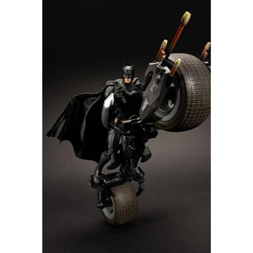 Batpod with Batman (The Dark Knight) – DC Multiverse Vehicle & Figure Set by McFarlane Toys - Jaiman Toys