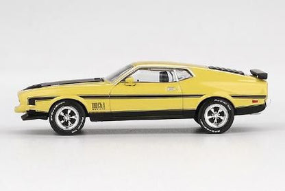 Mini GT 1:64 Racing Duo Diecast Set – RB VCARB F1 Ricciardo Bahrain GP 2024 + Ford Mustang Mach 1 Grabber Yellow