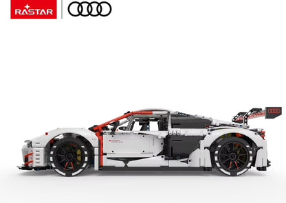 Rastar 1:8 Scale Audi R8 LMS GT3 Building Bricks Set – 3322 Pieces Remote Control Racing Car