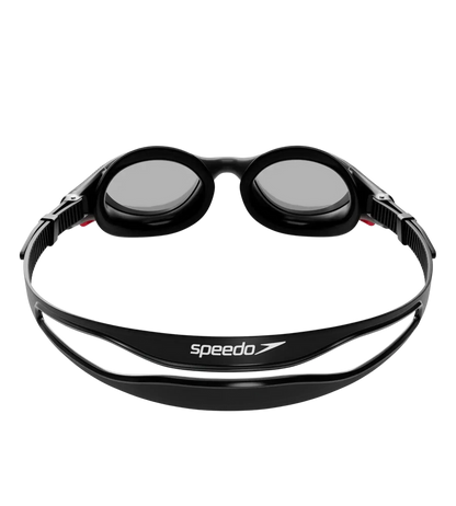 Speedo Biofuse 2.0 Adult Smoke-Lens Swim Goggles with Anti-Fog and UV Protection – Black & Smoke