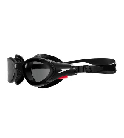 Speedo Biofuse 2.0 Adult Smoke-Lens Swim Goggles with Anti-Fog and UV Protection – Black & Smoke
