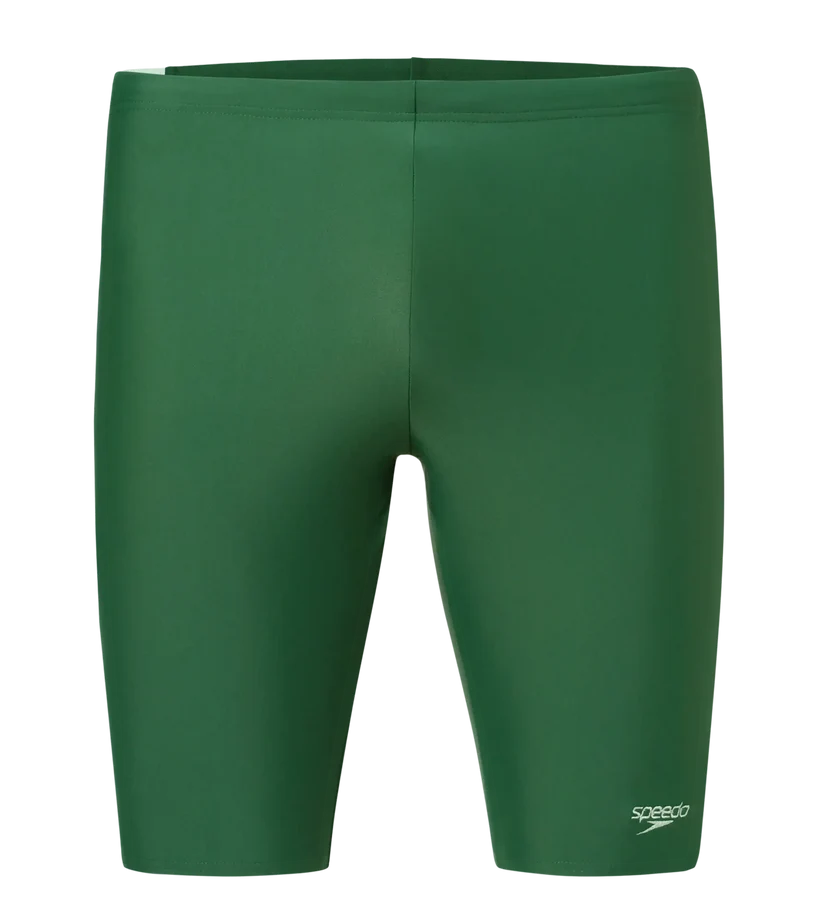 Speedo Men’s Endurabrite Panel Print Dive Jammer – Dark Green & Pale Adventure