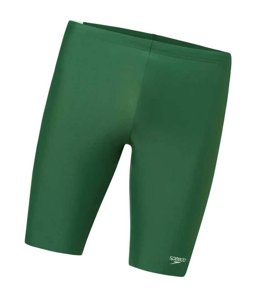 Speedo Men’s Endurabrite Panel Print Dive Jammer – Dark Green & Pale Adventure