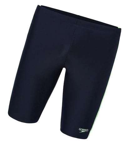 Speedo Men’s Endurabrite Panel Print Dive Jammer – Dark Green & Pale Adventure