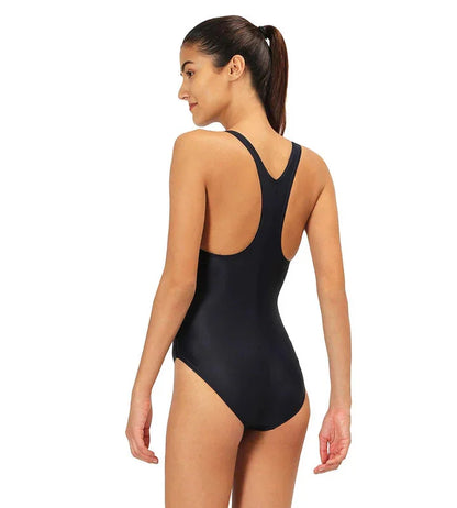 Speedo Women's Endurance 10 Lycra Racerback One-Piece Swimsuit – Black | Chlorine Resistant & UPF 40+ Sun Protection