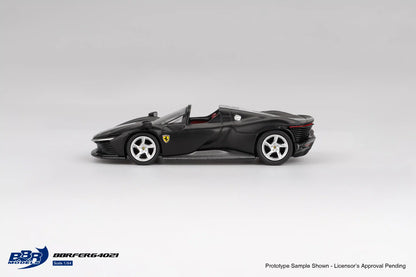 BBR 1:64 Ferrari Daytona SP3 Matt Black Diecast Model Car – Premium Collector Edition