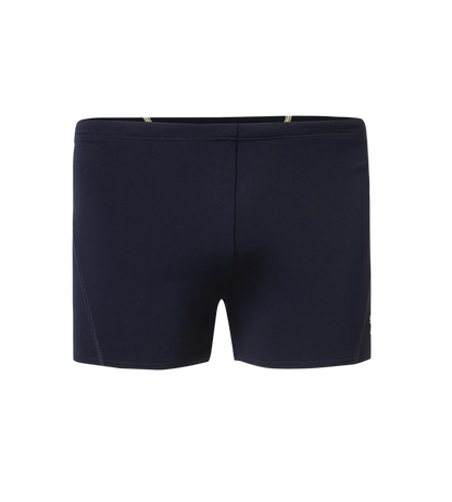 Speedo Men’s Endurance+ Essential Splice Aquashort – True Navy & Spritz | Chlorine Resistant Swimming Jammer with UPF 40+ & Drawstring Waist