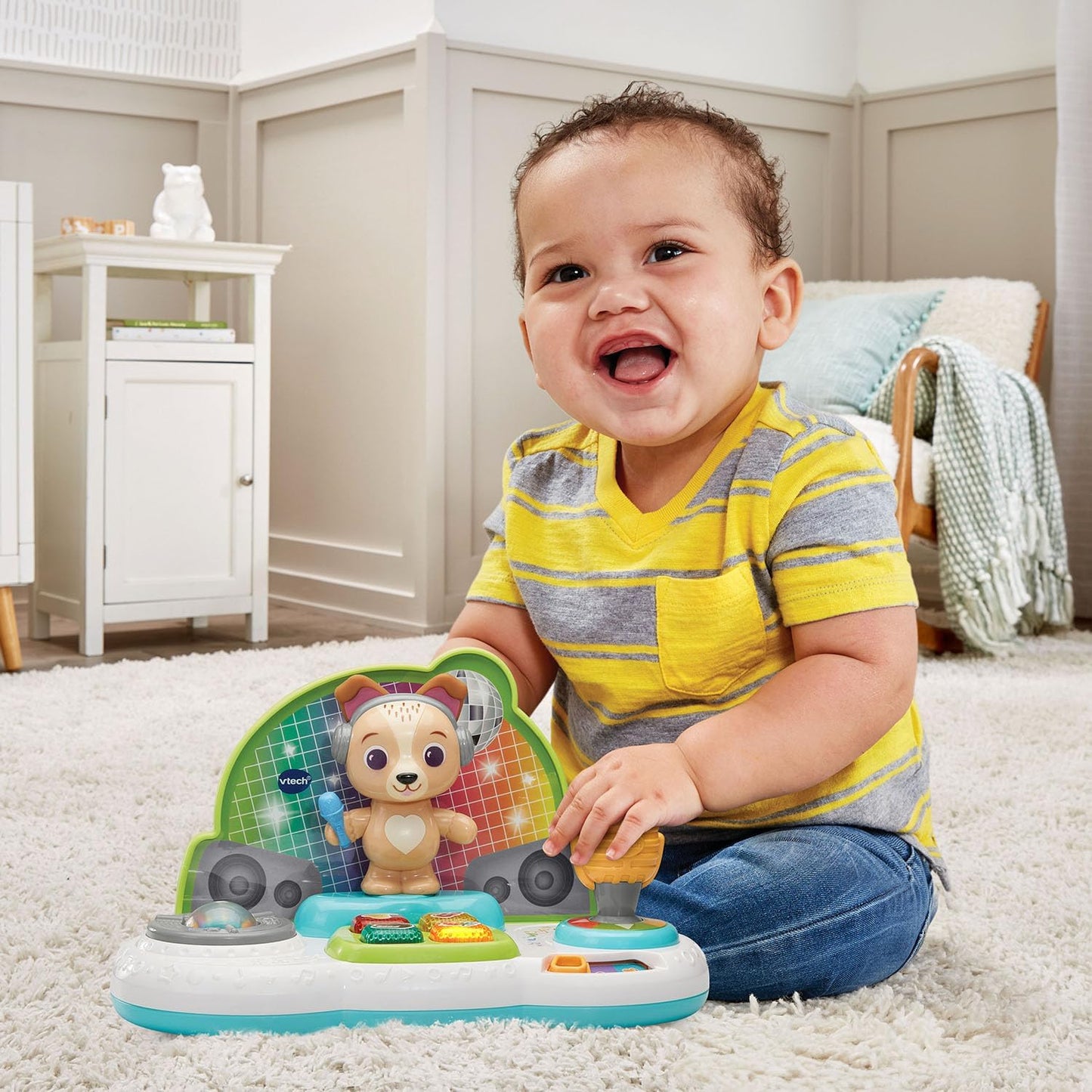 VTech Bark and Bop Dance Party | Interactive Musical DJ Puppy Toy with Lights & Sounds