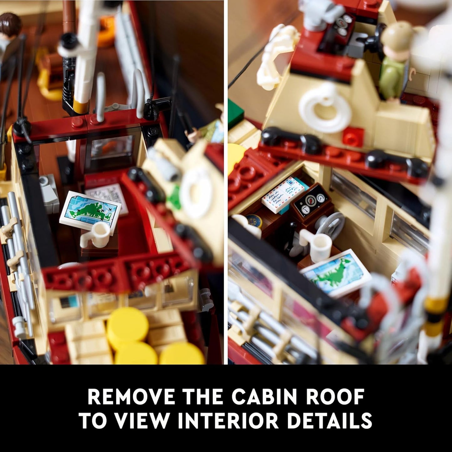 LEGO Ideas 21350 Jaws, Shark Gift for Adults (1497 Pieces)