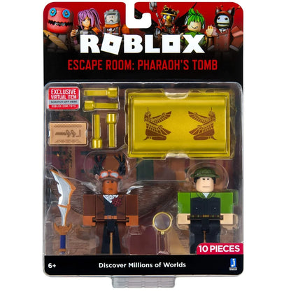 Roblox Action Collection: Escape Room – The Pharaoh’s Tomb Game Pack with Exclusive Virtual Item - Jaiman Toys