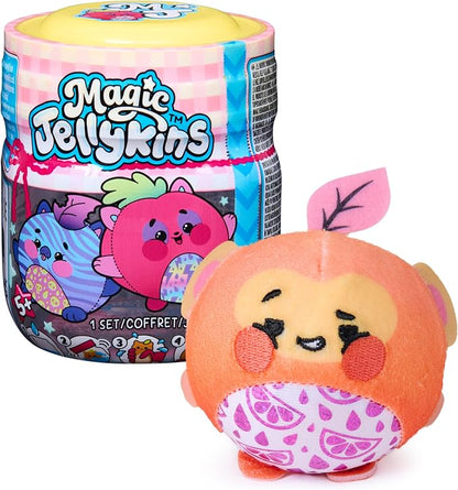 Magic Jellykins Mini Surprise Plush Toy, Mystery Collectible Soft Stuffed Character in Surprise Pack, Cute Magic Toy for Kids, 1 Random Piece, Ages 5 Years+