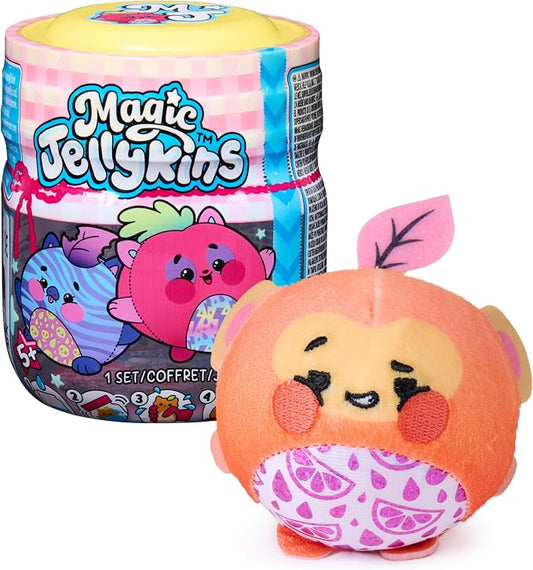Magic Jellykins Mini Surprise Plush Toy, Mystery Collectible Soft Stuffed Character in Surprise Pack, Cute Magic Toy for Kids, 1 Random Piece, Ages 5 Years+