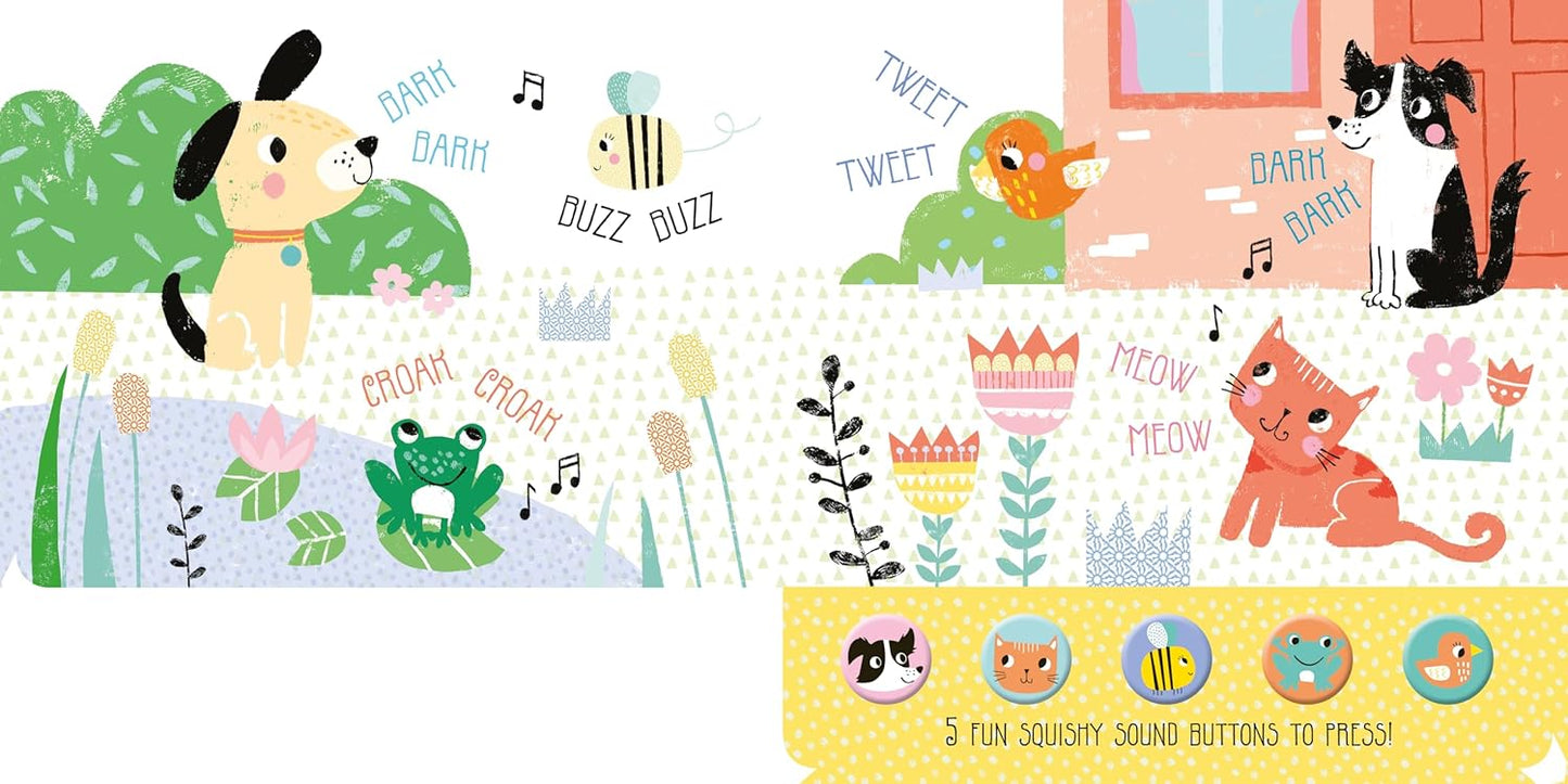 North Parade What Did Puppy Hear? Press and Play Sound Book for Toddlers | Interactive Puppy Sound Board Book