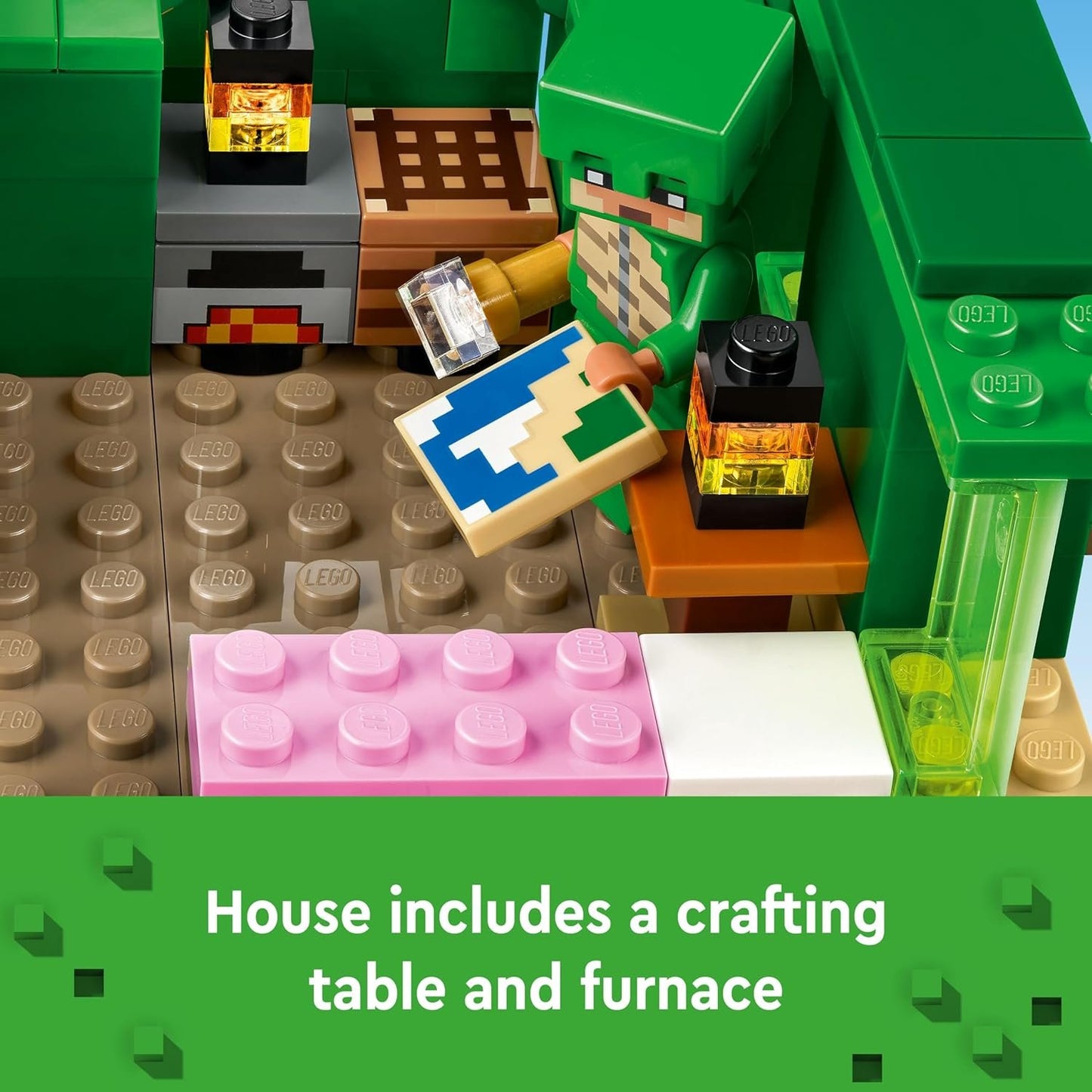 LEGO Minecraft The Turtle Beach House Model 21254 (234 Pieces)