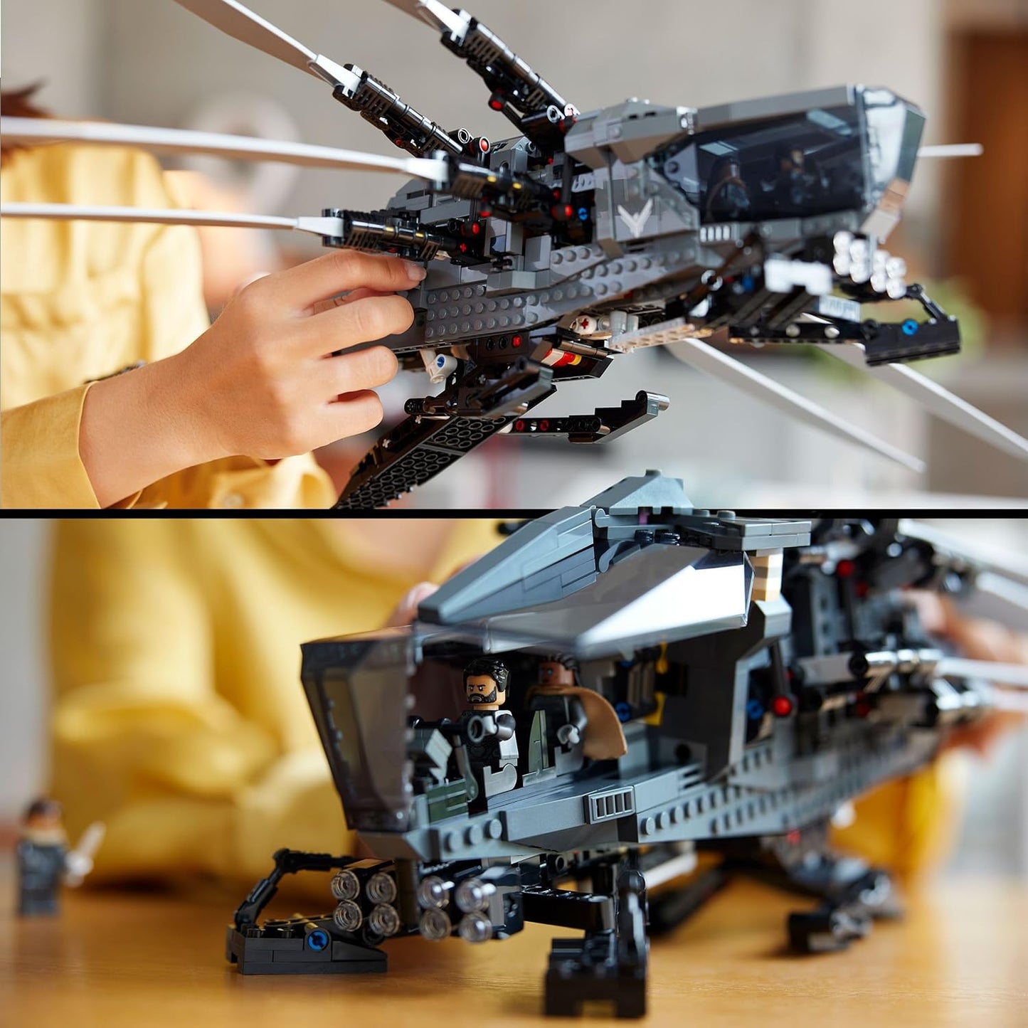 LEGO Icons Dune Atreides Royal Ornithopter 10327, Collectible Dune Inspired Model for Build and Display, Adult Gift Idea for Sci-Fi Movie Fans, 8 Dune Minifigures