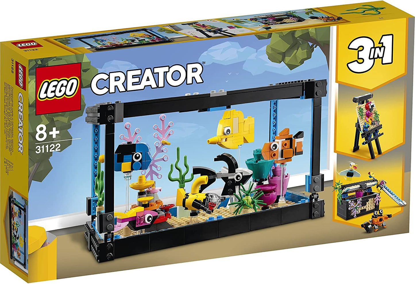 LEGO 31122! Creator 3in1 Fish Tank  Building Kit (352 Pieces)