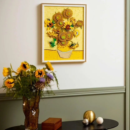 LEGO Art Vincent van Gogh Sunflowers 31215  Wall Art Set for Adults & Art Lovers