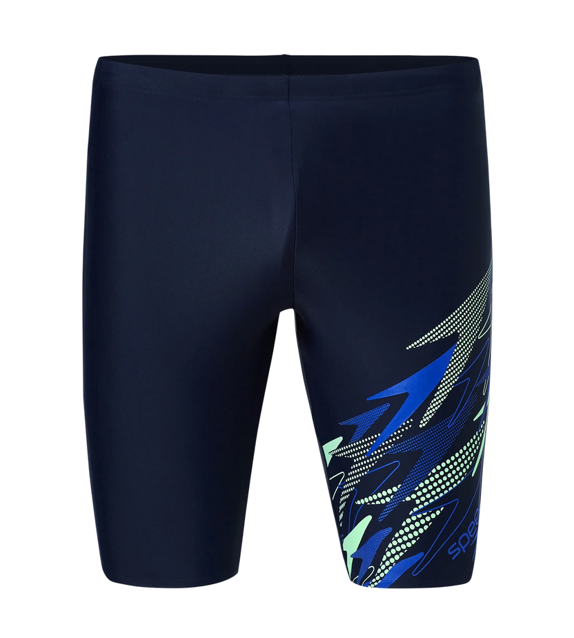 Speedo Medley Jammer Men's Swimming Jammer True Navy | Chlorine-Resistant Performance Swim Shorts with UPF Protection