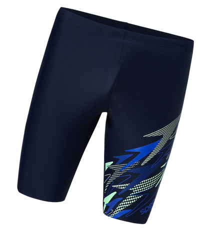 Speedo Medley Jammer Men's Swimming Jammer True Navy | Chlorine-Resistant Performance Swim Shorts with UPF Protection