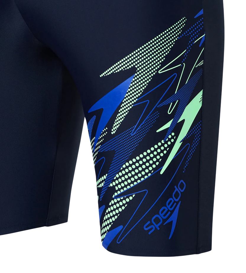 Speedo Medley Jammer Men's Swimming Jammer True Navy | Chlorine-Resistant Performance Swim Shorts with UPF Protection