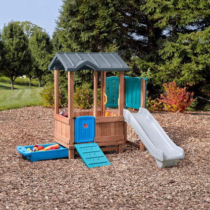 Step2 Woodland Adventure Playhouse & Slide – Outdoor Fun for Kids - Jaiman Toys