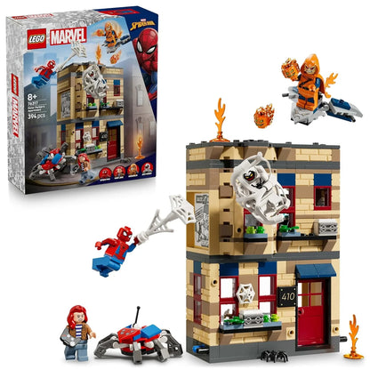 LEGO 76317 Marvel Peter Parkers Apartment Super Hero Battle Building Toy for 8+ Gift for Boys and Girls - Jaiman Toys