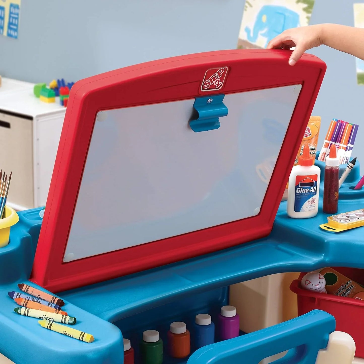 Step2 Plastic Studio Art Desk – Kids’ Art & Craft Workstation - Jaiman Toys