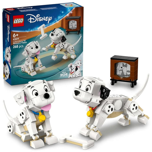LEGO ǀ Disney Lucky & Penny 101 Dalmatians Puppies Building Toy 43271 Building Blocks Toys for 6+ Gift for Boys and Girls - Jaiman Toys
