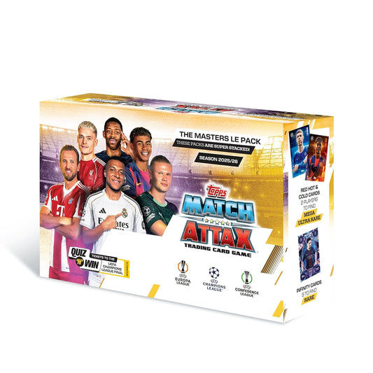Topps UEFA Champions League Match Attax 2025-26 Trading and Collectible Card Game (The Masters LE Pack)