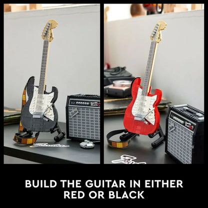 LEGO Ideas 21329 Fender Stratocaster  Guitar Building Kit (1,079 Pieces)