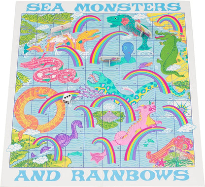 Sea Monsters & Rainbows – Chutes & Ladders Board Game - Jaiman Toys