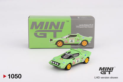 Minigt 1:64 Oracle Red Bull Racing RB19 #1 Max Verstappen 2023 F1 2023 Las Vegas GP Winner+Ford Puma Rally1 #16 M-Sport Ford WRT 2024 Rally Finland 3rd Place+Nissan Z VeilSide FFZ400 Seiran Blue+Lancia Stratos HF #4 1979 Spanish Rally Champion