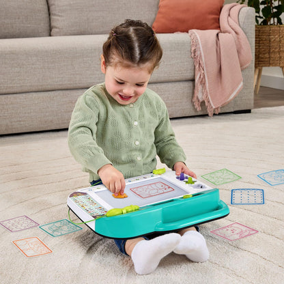 VTech Doodle & Draw Learning Center | Interactive Educational Writing & Drawing Board with LCD Screen, Stencils, Magnetic Stamps, Stylus & Learning Games | Preschool Learning Toy