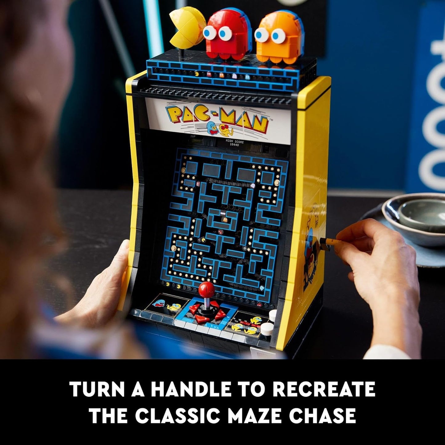 LEGO 10323 Icons PAC-Man Arcade Building Kit for 18+ Gift