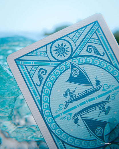 Bicycle Disney Moana Playing Cards – Poker Size Deck with Air-Cushion Finish & Foil Tuck Box