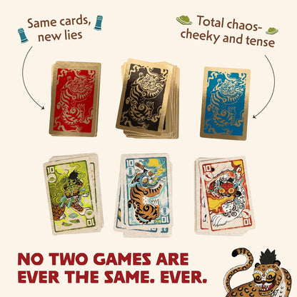 Spicy Strategy Card Game – Clever Bluffing Game for 2–6 Players | Fast Party Game for Ages 10+