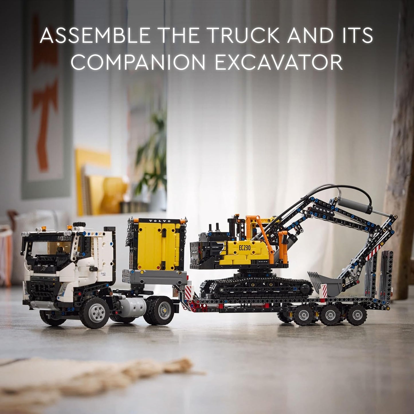 LEGO Technic Volvo FMX Truck & EC230 Electric Excavator 42175 Building Blocks Toys for 10+ Gift for Boys and Girls