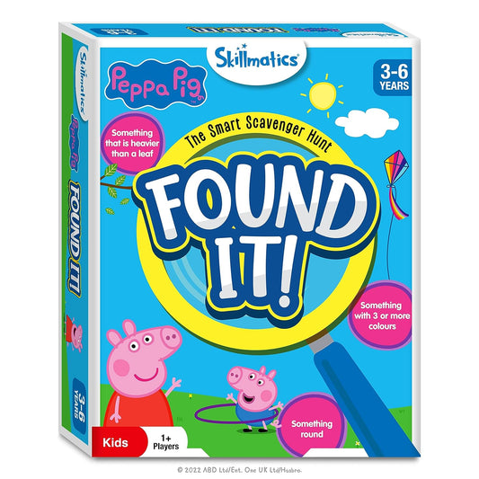 Skillmatics Card Game - Found It Peppa Pig, Scavenger Hunt for Kids, Boys, Girls, and Families Who Love Board Games Educational Toys, Travel Friendly, Gifts Ages 3, 4, 5, 6