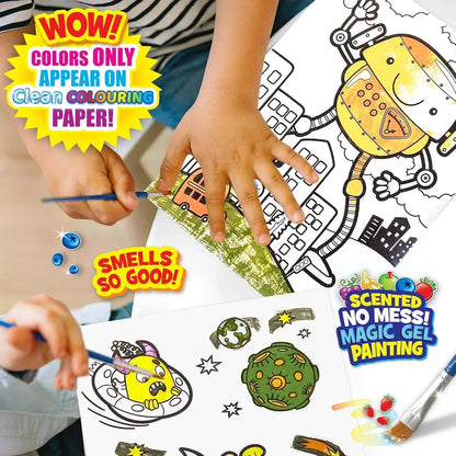 Scentos CleanColouring Magic Gel Painting Adventure Set - Jaiman Toys