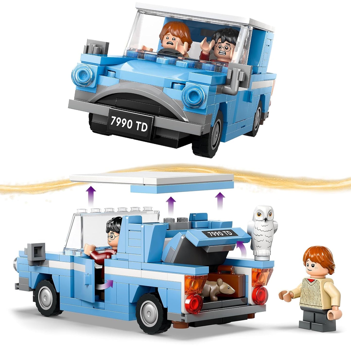 LEGO 76424 Harry Potter Flying Ford Anglia Car (165 Pieces)