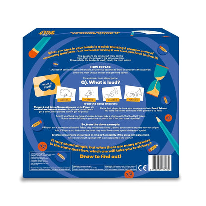 Binca Fletter Quick Draw – Family Drawing Game Like Pictionary, Fun for Game Nights & Parties (Ages 8+) - Jaiman Toys