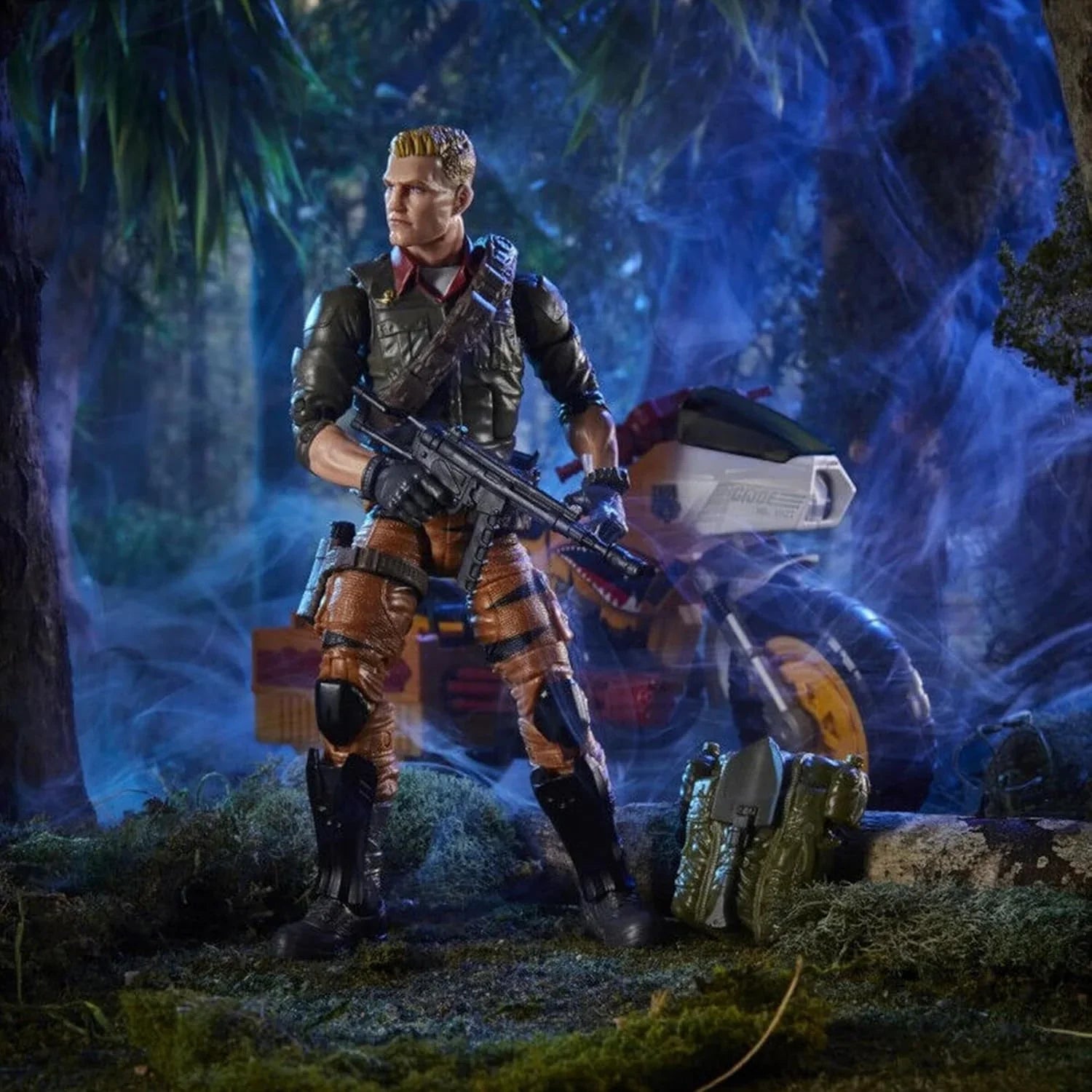 G.I. Joe Hasbro F4924 Classified Series-Duke & Ram Action Figure & Vehicle Crater, Multi - Jaiman Toys