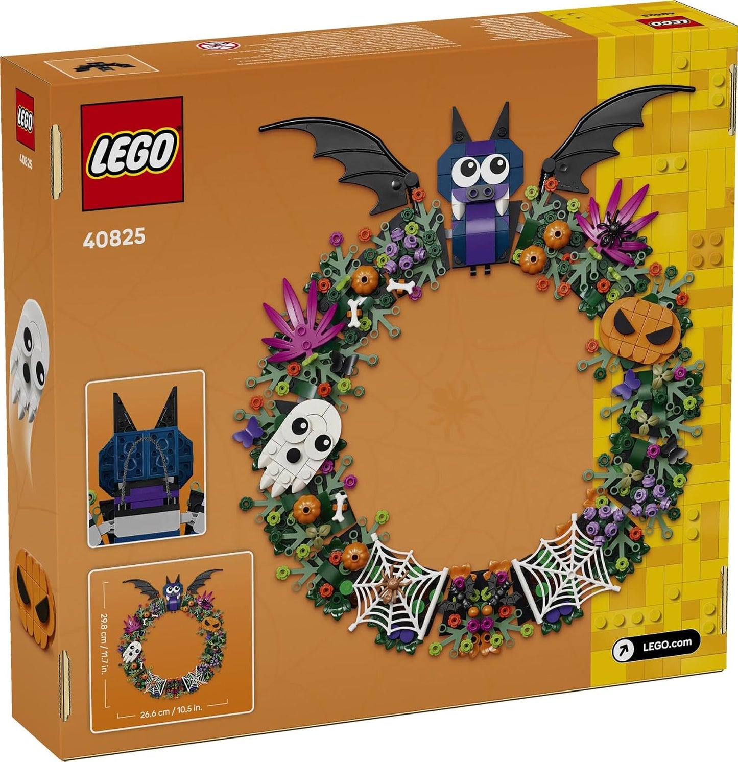 LEGO® Halloween Wreath 40825 Hanging Home Decoration, 617 Pieces