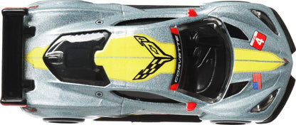 Hot Wheels Premium Car Culture Race Day Corvette C8.R Diecast Car – 1:64 Scale Metal Model with Real Riders