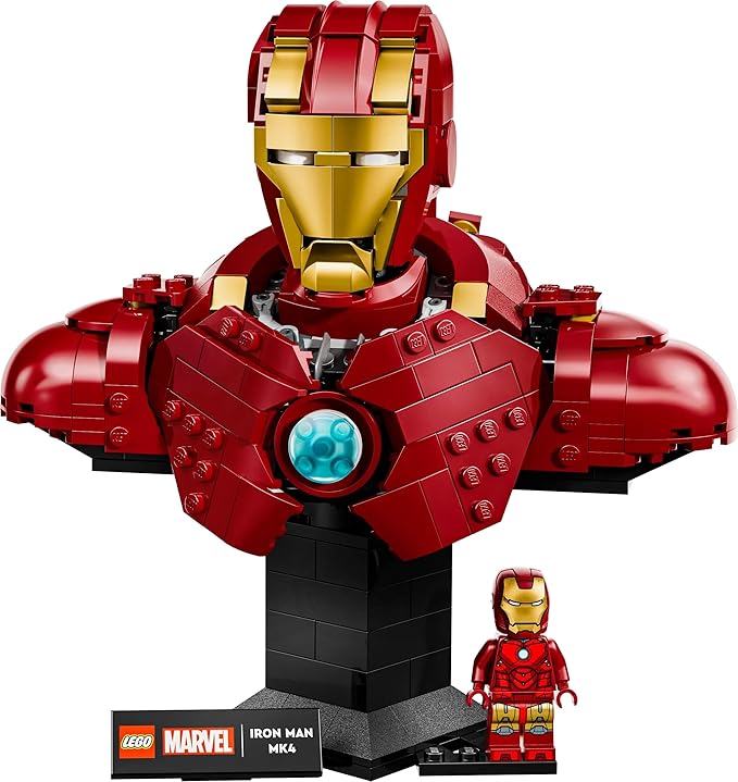 LEGO 76327 Marvel Iron Man MK4 Bust Building Set (436 Pieces)
