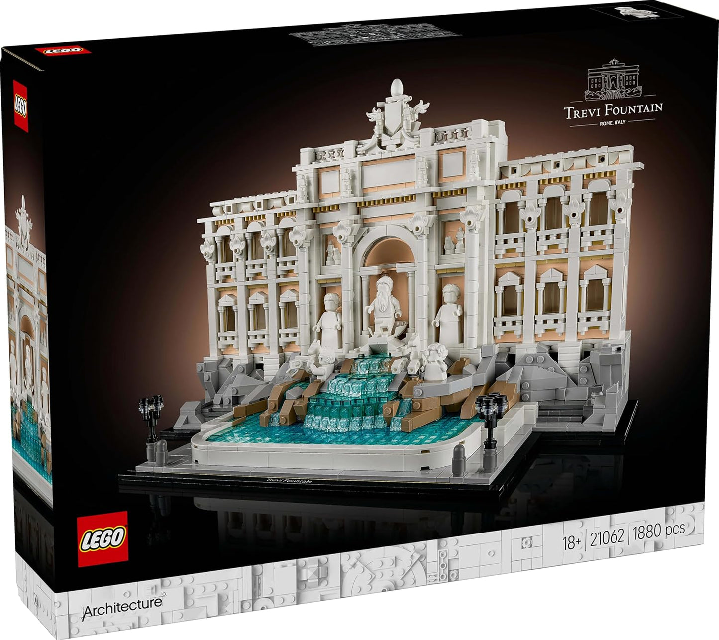 LEGO 21062 Architecture Trevi Fountain Building Set