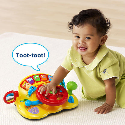 VTech Turn & Learn Driver Interactive Steering Wheel Toy- 2 Color Options