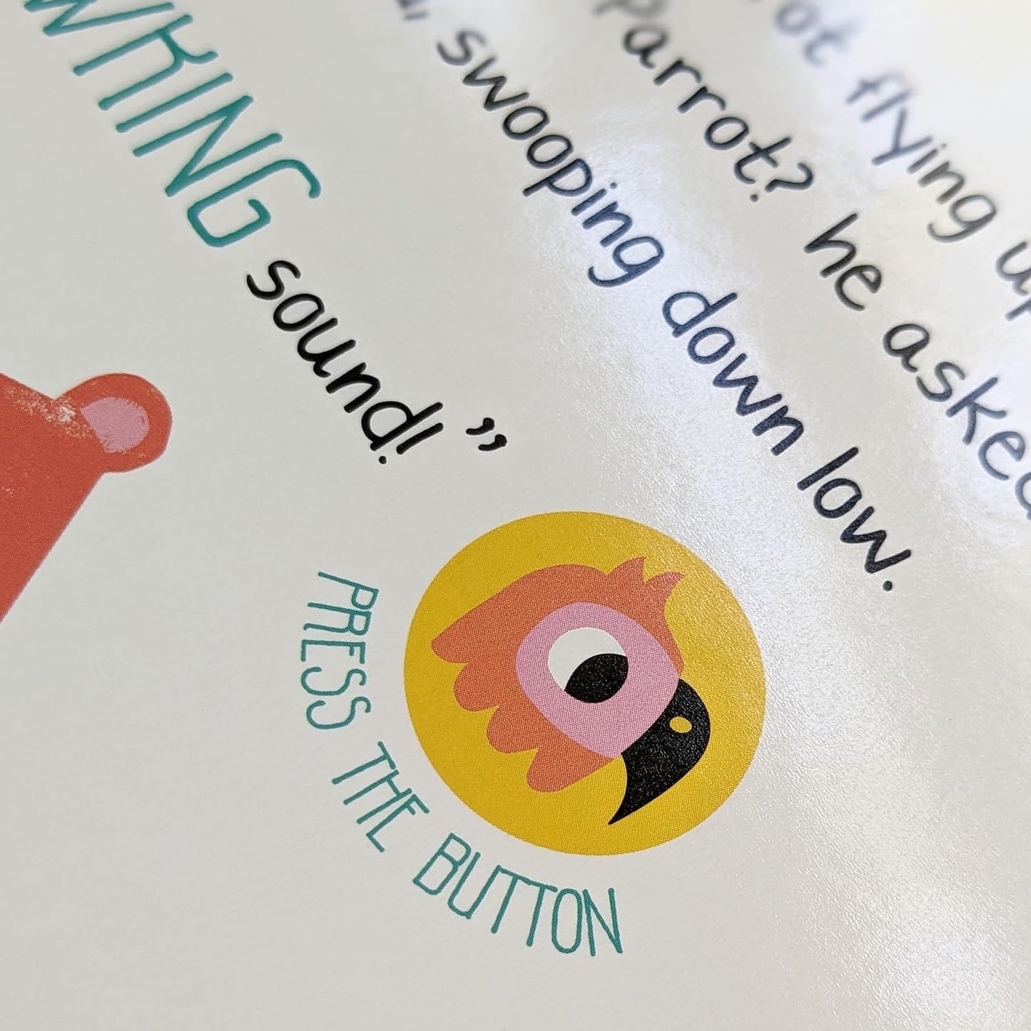 North Parade What Did Tiger Hear? Press & Play Animal Sound Book with 5 Squishy Sound Buttons