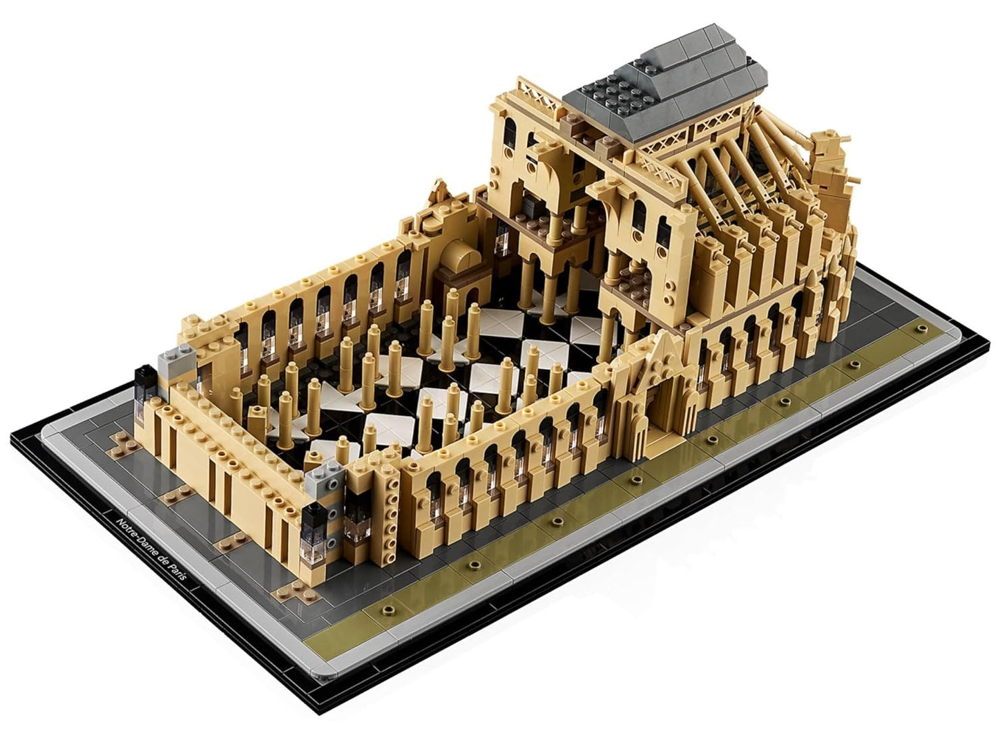 LEGO Architecture Notre-Dame de Paris Collectible Adult Souvenir from France Gift for Globetrotters and All History and Art Enthusiasts Architectural Model Kits 21061